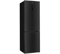 Exquisit Frigorifero Combi KGC 350-105-NF-040C inoxlook antracite | Combi 193x60cm Classe C Black-Inox