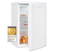 Exquisit Frigorifero intero KS16-V-040D, bianco, volume 126 l, frigorifero senza freezer, freestanding, scomparto per verdure, LED