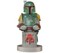Exquisit Gaming - Supporto per Smartphone o Joystick Cable Guy Boba Fett CGCRSW300154 con Cavo 2in1 USB - Micro USB e Type-C di 2 mt
