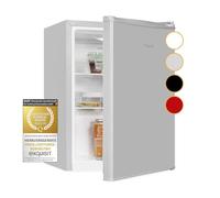 Exquisit Mini frigorifero KB60-V-090E grigio | capacità utile 52 l | illuminazione interna a LED | ripiani in vetro | larghezza 45 cm