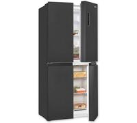 Exquisit Multidoor MD365-125-040D inoxlook-az | No-Frost | Capacità: 362 l | Congelamento rapido | Allarme | ECO | Congelatore a 4 stelle