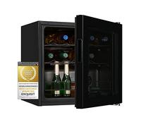 Exquisit Refrigeratore vino WS1-12-GT-030G nero | capacità utile 43 l | nero | raffreddamento | vino | griglia per bottiglie…
