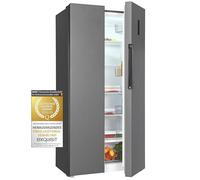 Exquisit Side by Side SBS450-360E antracite | volume 444 l | Frigorifero Side by Side NoFrost | Conversione d'aria | Frigorifero Side by Side congelamento rapido