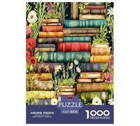 Exquisite Books Jigsaw Puzzle,1000 Pezzi Classici, Per Adulti E Bambini Da 14 Anni E Più Giochi Educativi Giocattoli Sfida Impossibile - Regalo Per Amore E Amico 38x26cm/1000pcs