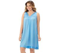 Exquisite Form Camicia da Notte Donna #30107, Blu Purezza, 1x Plus