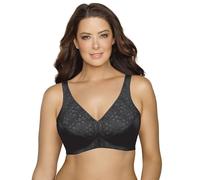 Exquisite Form Womens Fully Lace Wireless Back Posture Support Front Closure Bra, Black, 38C