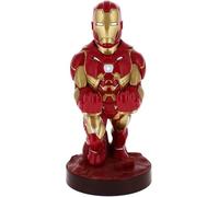 Exquisite Gaming- Cable Guy: Phone/Controller Holder-Marvel-Iron Man Uomo di Ferro Figura Giocattolo, Colore Rosso, M, CGCRMR300233