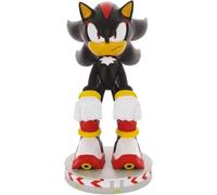 Exquisite Gaming: SEGA: Sonic - Shadow The Hedgehog - Controller originale Cable Guys e supporto per telefono, supporto per dispositivo da collezione, personaggio con licenza