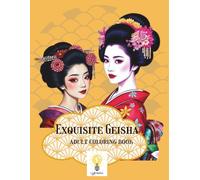 Exquisite Geisha Adult Coloring Book
