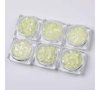 Exquisite Glow In The Dark Glitter Luminous Nail Glitter Sequins Nail Art Patch Jewelry Making Accessories Resin Fillers Making Jewelry Organizer