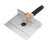 Exquisito Tavolo in Lega di Alluminio Tavolo Inserire Piastra per il Taglio della Fresatura, Accessorio per Strumenti la Lavorazione del Legno con Facile Installazione