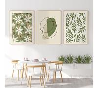 EXQULEG Set di 3 poster, arte da parete, senza cornice, immagini moderne, per soggiorno, camera da letto (stile A, 13 x 18 cm)