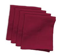 EXQULEG Tovaglioli in tela di lino | 4/6 pezzi in set | 30 x 40 cm I tovaglioli in lino sono resistenti, assorbenti e antimacchia (vino rosso, tovaglioli, set da 6)