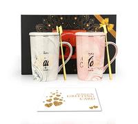 exreizst Tazze di Mamma e papà - Regali di Gravidanza per Mamme per la Prima Volta - I Migliori Regali per i Genitori di Donne Incinte per Essere Baby Shower Festa della Mamma Festa del papà Natale