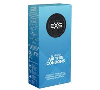 Preservativi in lattice naturale anatomici ultrassottili prelubrificati con serbatoio - EXS Air Thin (12 pezzi)