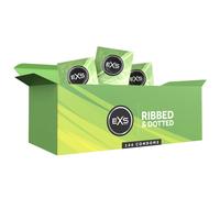 EXS Extreme 3 In One Ribbed and Dotted Condoms (Pack 144) by Exs