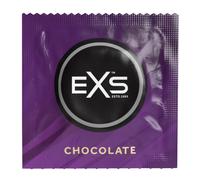 Exs Preservativi Chocolate al Sapore di Cioccolata, Liscio e Svasato - Size 54mm