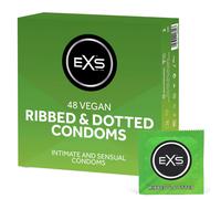 EXS Preservativi con rilievi Lattice naturale silicone lubrificato Con pallini