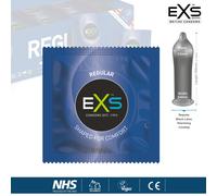 Exs Preservativi Regular - Trasparenti Lisci Svasati Sottili - Larghezza 54 mm