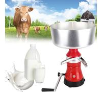 EXSHUING Centrifuga Per Panna E Latte, Separatore Elettrico 80 L/H, Ciotola Da 12 L In Acciaio Inox, Scrematrice Centrifuga Per Agricolo, Rapporto Di Densità Della Panna Regolabile 1:4-1:10