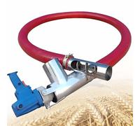 EXSHUING Coclea Per Cereali, Trasportatore Portatile Per Sabbia E Cemento, Alimentatore A Coclea Elettrico Da 2200 W Per Materiali Granulari/In Polvere/Flocculati, 110-200 Kg/Min(1.5m (58.8in))