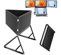 EXSHUING Estensore Schermo Per Laptop, Doppio O Triplo Display, 15,6" Fhd Ips Pieghevole, Contrasto 1000:1, 300 Nits, Angolo Di Visione A 360°, Usb-C+Hdmi+Type-C, Leggero Per Lavoro Remoto