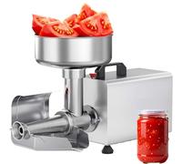EXSHUING Filtro Elettrico Per Pomodori Commerciale Da 450 W, Spremiagrumi, Tritatutto E Passapomodoro, Con Una Capacità Di Lavorazione Di 330 Libbre/Ora, Tramoggia Da 8,4 Pollici, Per Conserve