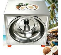 EXSHUING Grattugia Elettrica Professionale Per Cocco, 300 W, 1 Min/Cocco, 50 Kg/Ora, Punta Ovale, Alta Resa, Resistente, Acciaio Inossidabile, Grattugia Professionale Per Cocco Per Ristorante