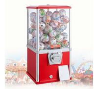 EXSHUING I Distributori Automatici A Mon-eta E Le Macchine Gashapon, Con Dimensioni Di 260x290x530 Mm E Una Capacità Fino A 200 Pezzi, Sono Ideali Per Piccole Imprese, Chioschi E Ingressi(Red)