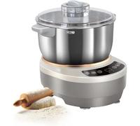 EXSHUING Impastatrice Elettrica Per La Panificazione, Impastatrice In Acciaio Inox Con Timer, Grande Ciotola Da 5 L/5,3 Qt E 7 L/7,4 Qt, Rimovibile Per Una Facile Pulizia, Per Pasta Madre(5L)