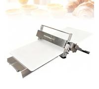 EXSHUING Laminatrice Manuale Per Impasto, Macchina Per Pasta Sfoglia Danese, Intervallo Di Regolazione Dello Spessore 0-25 Mm, Consente Una Perfetta Stratificazione, Rulli In Alluminio(Model 400)