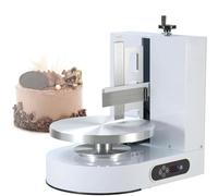 EXSHUING Macchina Automatica Per Decorare Torte, Macchina Per Glassare Torte Con Velocità Regolabile Da 60-320 Giri/Min, Motore Da 200 W, Piatto Girevole Da 35 Cm, Per Torte Da 10-30 Cm(White)
