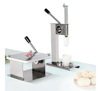 EXSHUING Macchina Manuale Per Baozi Cinesi, Macchina Professionale Per La Formatura Di Baozi Con 3 Stampi Intercambiabili, Ideale Per La Cucina Casalinga, Produzione Di 500 Panini/Ora(L)