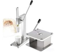 EXSHUING Macchina Per Baozi Commerciale, Macchina Semi-Automatica Per La Preparazione Di Panini Con 3 Stampi Intercambiabili E Siste-ma Di Pressatura D-ell'impasto, Produce 500 Panini/Ora(Full Set)