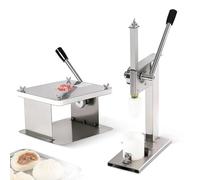 EXSHUING Macchina Per Baozi, Macchina Professionale Per La Formatura Di Baozi Con Sist-ema Di Chiusura A 9 Pieghe E 3 Stampi Intercambiabili, Produce 500 Panini/Ora, Al Maiale Barbecue(Full Set)