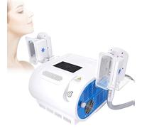 EXSHUING Macchina Per Criolipolisi E Dimagrimento Con Congelamento Del Grasso, Con 2 Maniglie, Apparecchio Di Bellezza Professionale A Refrigerazione E Congelamento Sottovuoto, Per Snellire Braccia