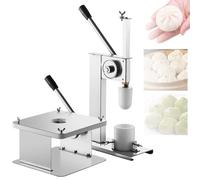 EXSHUING Macchina Per La Preparazione Di Panini Per La Casa, Macchina Professionale Per La Formatura Di Baozi Con Design A 9 Pieghe, Con 3 Stampi Intercambiabili, 500 Panini/Ora(L)