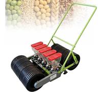 EXSHUING Manuale Seminatrice per Orto Terrazzato, Seminatrice di Precisione per Mais, Fagioli, Ravanelli E Spinaci, Adatta per Semi di Diametro Inferiore A 10 Mm, profondità di Semina 0-5 Cm(5-Row)