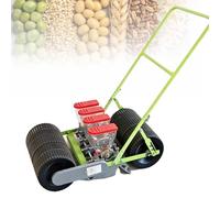 EXSHUING Manuale Seminatrice per Orto Terrazzato, Seminatrice di Precisione per Mais, Fagioli, Ravanelli E Spinaci, Adatta per Semi di Diametro Inferiore A 10 Mm, profondità di Semina 0-5 Cm(4-Row)