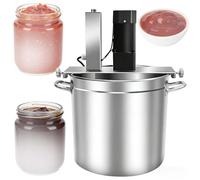 EXSHUING Mescolatore Per Condimenti Per Hot Pot, Miscelatore Per La Cottura Di Salse Di Livello Professionale Con Raschietti A Doppio Strato E Compatibilità Con Più Fornelli, 30 A 60 Cm(30cm/20L)