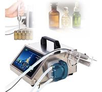 EXSHUING Piccola Riempitrice Automatica Per Colliri, Riempitrice Di Precisione Per Flaconi Di Cosmetici, Capacità Di Riempimento 1-30 Ml, Portata 140 Ml/Min, Collo Del Flacone ≥1,5 Mm(HD1370)