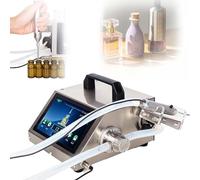 EXSHUING Piccola Riempitrice Per Flaconi Di Oli Essenziali Riempitrice Automatica Per Liquidi Da 1 A 100 Ml, Portata Massima 600 Ml/Min, 3 Ugelli Intercambiabili, Collo Bottiglia ≥2 Mm(HD1380)