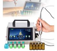 EXSHUING Riempitrice Per Flaconi Di Profumo, Riempitrice Automatica Per Liquidi Per Piccole Bottiglie, 3 Ugelli (1,5/2,4/4,0 Mm), 600 Ml/Min, Pannello Digitale, Per Colliri, Oli Aromaterapia(HD1360)