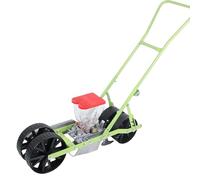 EXSHUING Seminatrice Manuale A Spinta per Orto, Seminatrice A File per Orti, Terrazze, Pendii E Piccole Aziende Agricole, Tramoggia da 2 Litri per Fi-la, Distanza tra Le File 7-44 Cm(2-Row)