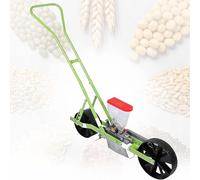 EXSHUING Seminatrice Manuale A Spinta per Orto Terrazzato, 1-6 File, Adatta per Semi di Diametro Inferiore A 10 Mm, profondità di Semina 0-5 Cm, per Mais Fagioli E Car-ote Tramoggia da 2 Litri(1-Row)