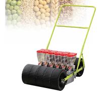 EXSHUING Seminatrice Manuale di Precisione, profondità di Semina 0-5 Cm, Adatta per Semi di Diametro Inferiore A 10 Mm, Configurazione da 1 A 6 File, per Mais, Soia E Ravanelli su Pendii(6-Row)