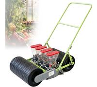 EXSHUING Seminatrice Manuale per Mais E Fagioli, Seminatrice per Orto, Soia E Ravanelli, Controllo della profondità da 0 A 5 Cm, Adatta A Semi di Diametro Inferiore A 10 Mm, Adatta A 1-6 File(4-Row)