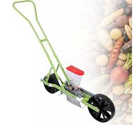 EXSHUING Seminatrice Manuale per Ortaggi, con Tramoggia da 2 Litri per Fi-la, Adatta per Oltre 40 Colture, dal Sedano al Grano, per Semi di Diametro Inferiore A 10 Mm, per Aiuole Rialzate(1-Row)