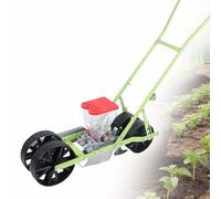 EXSHUING Seminatrice Manuale, profondità di Semina E Interfila Regolabili, Tramoggia da 2 Litri per Fi-la, Adatta per Oltre 40 Ortaggi E Cereali, Adatta per Semi di Diametro Inferiore A 10 Mm(2-Row)