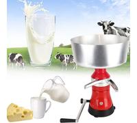 EXSHUING Separatore Per Panna Da Latte Crudo - Elettrico, 80 L/H Consistenza Regolabile E Componenti Smontabili - Scrematrice Per La Separazione Di Latte Crudo Di Capra, Cavallo E Cammello
